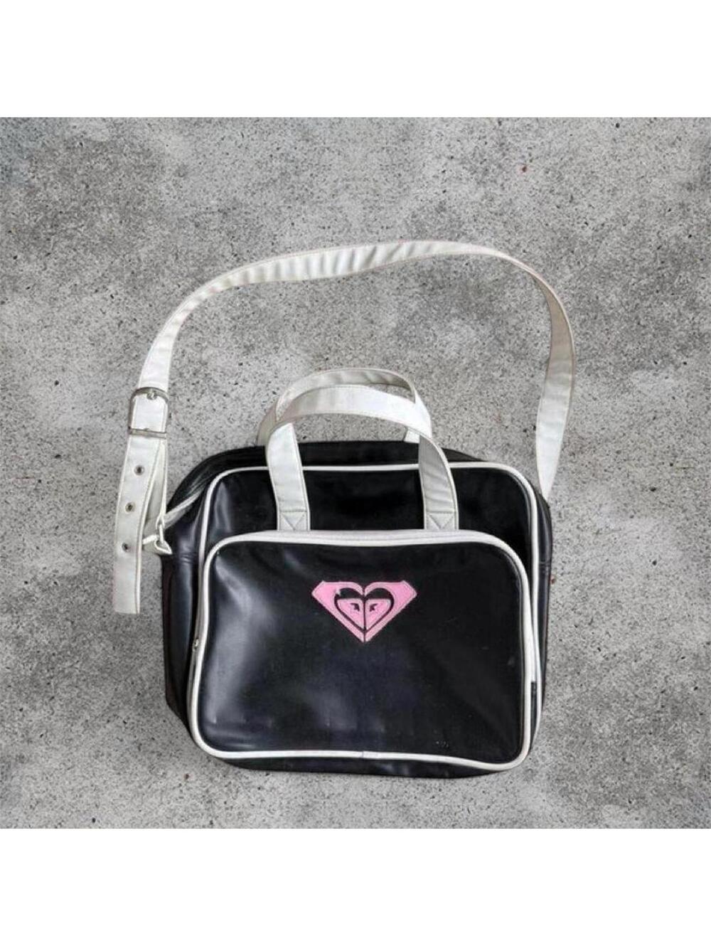 Roxy black and white shoulder bag